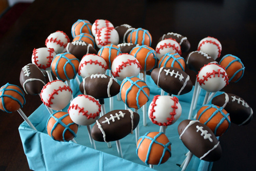 Birthday Cake Pops on And In All The Chaos Of Trying To Finish The Basketballs On Time  I