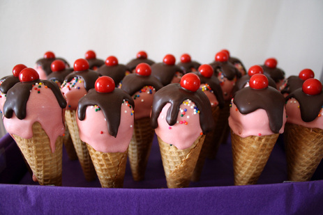 Birthday Cake Pops on Ice Cream Cone Cake Pops For Kyla   S Birthday     Peace  Love And